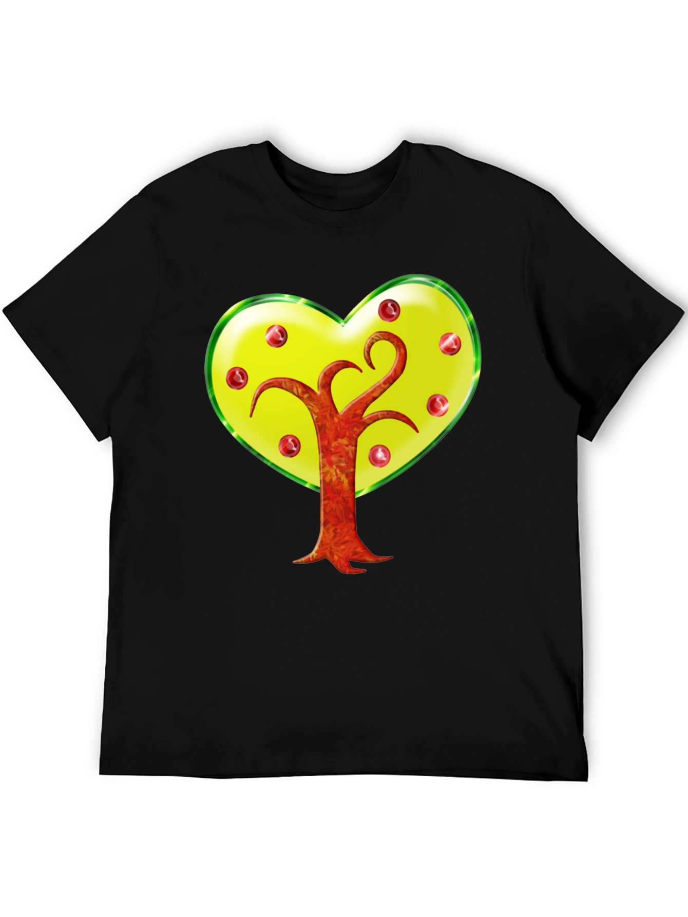 Heart Tree Graphic Tee - Stylish Casual Wear