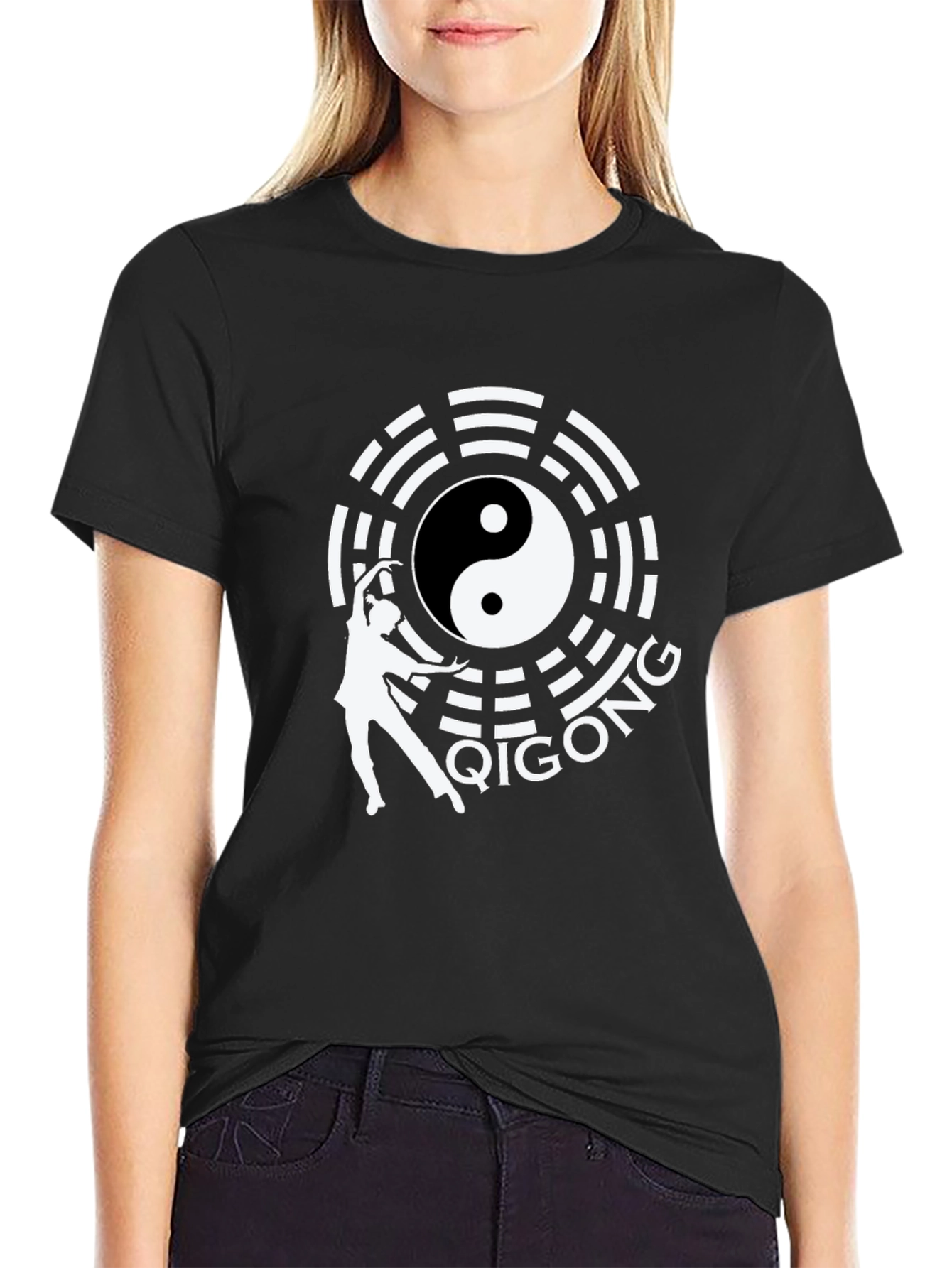 Qigong Yin Yang T-Shirt - Martial Arts Design