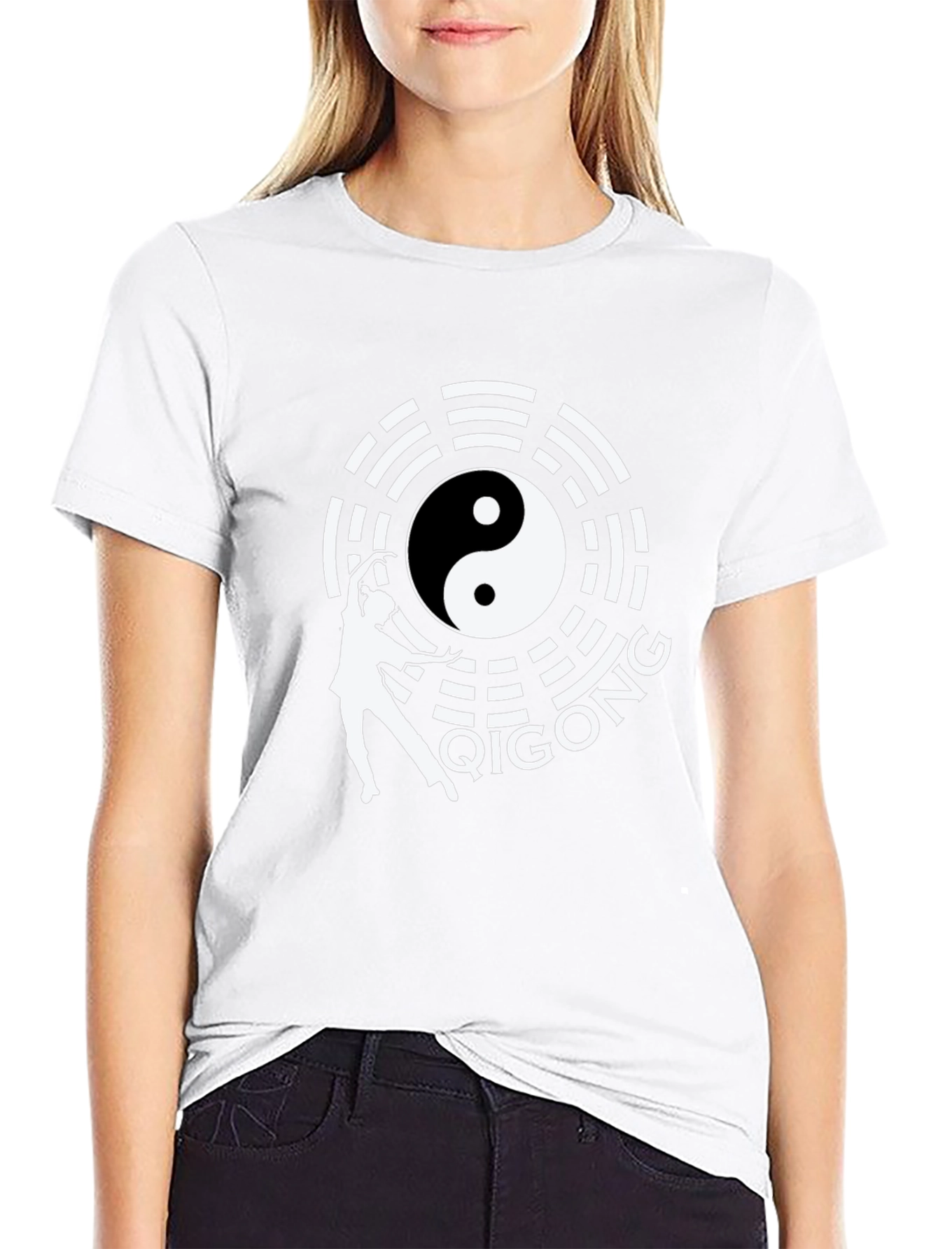 Qigong Yin Yang T-Shirt - Martial Arts Design