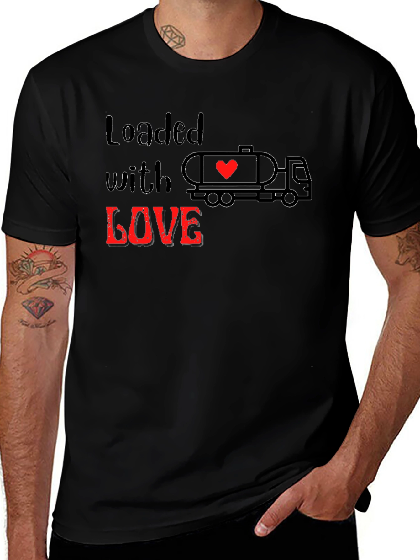 Loaded with Love T-Shirt - Graphic Tee