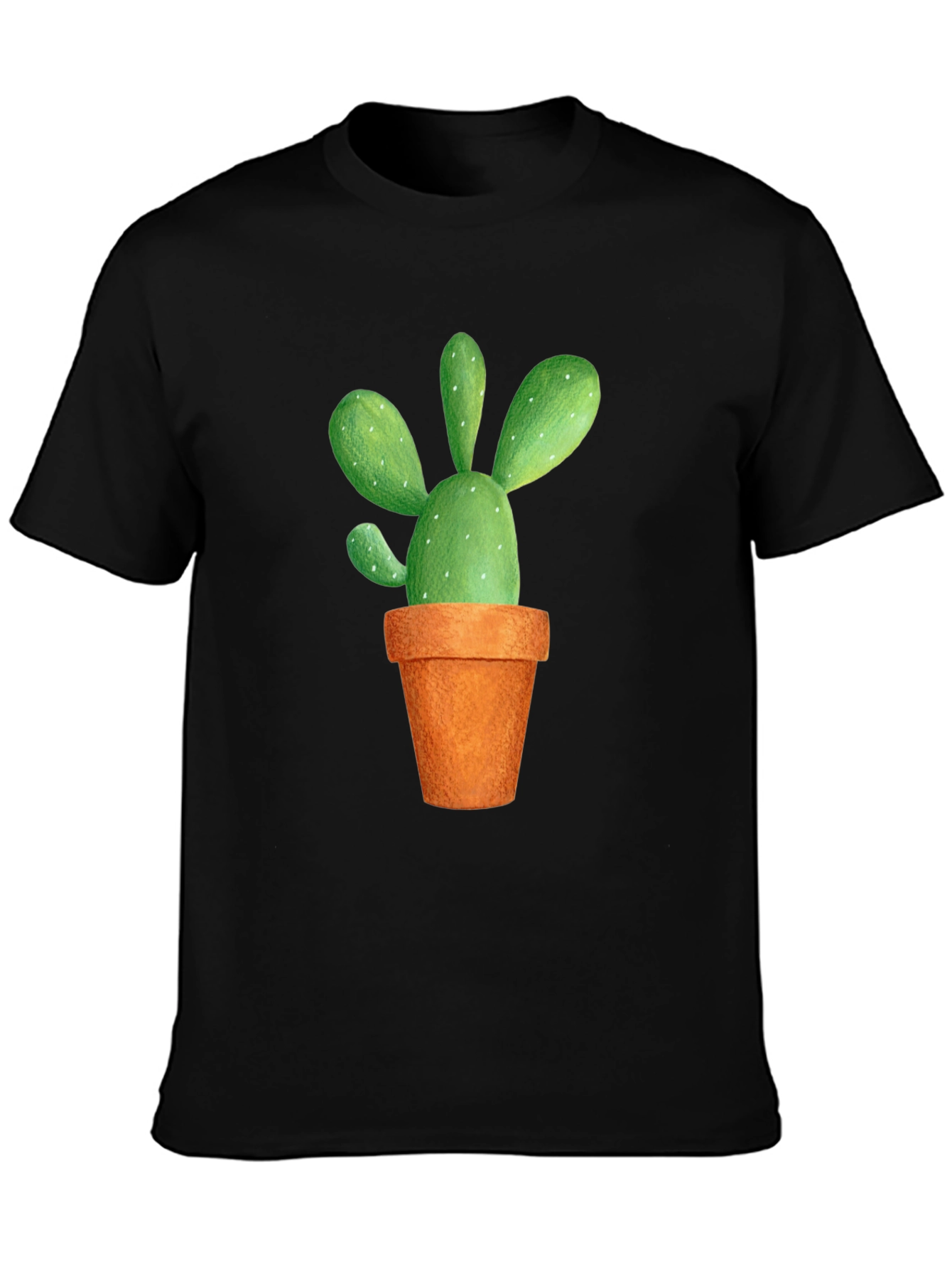 Cactus Graphic Tee - Potted Plant Design