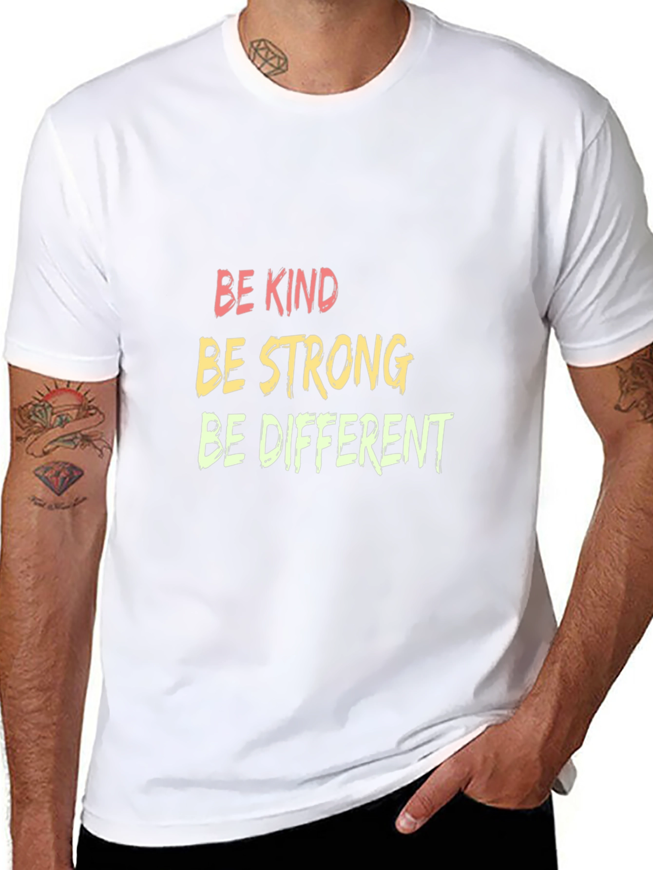 Be Kind Strong Different Graphic Tee
