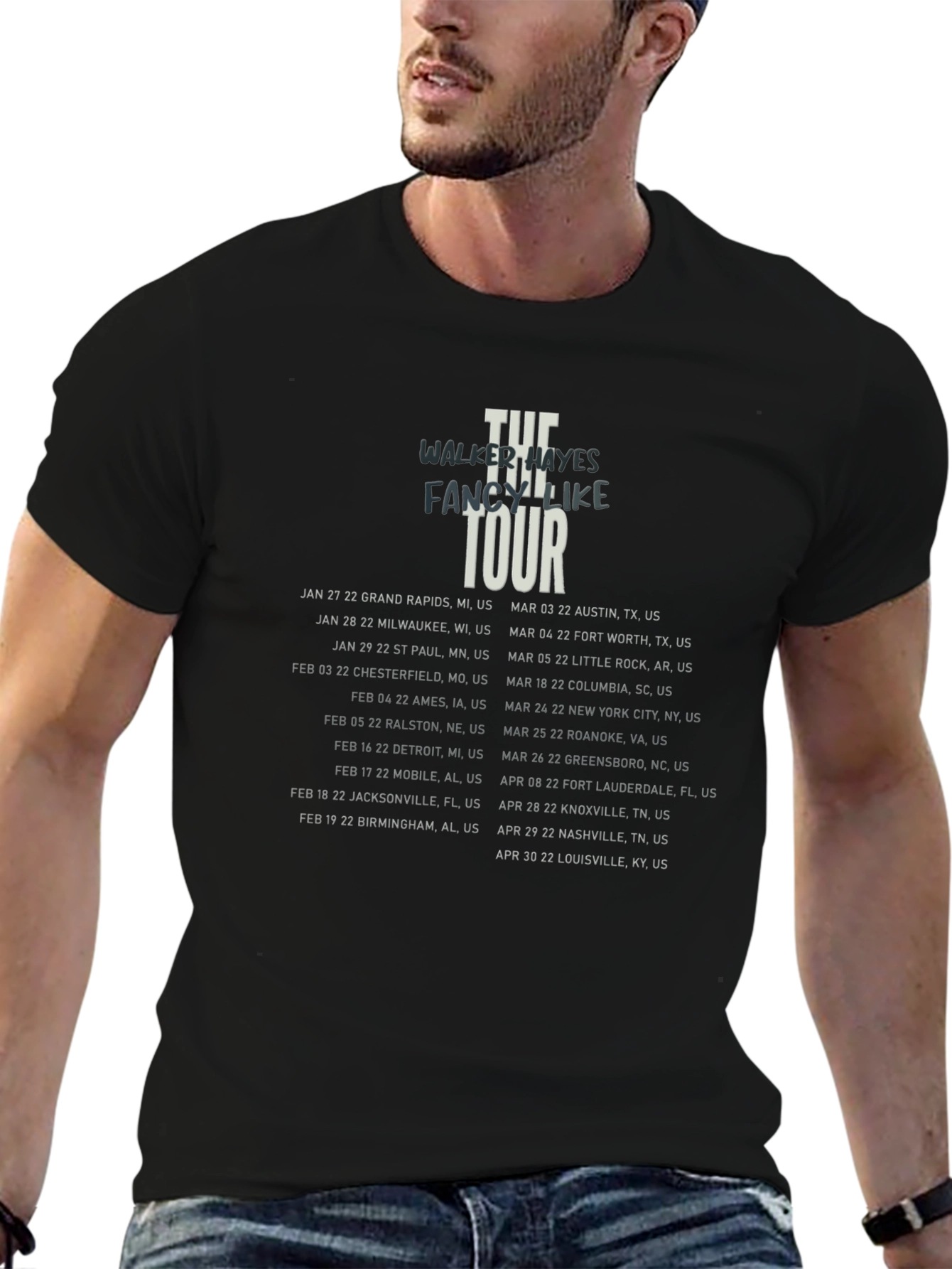 Walker Hayes Fancy Like Tour T-Shirt