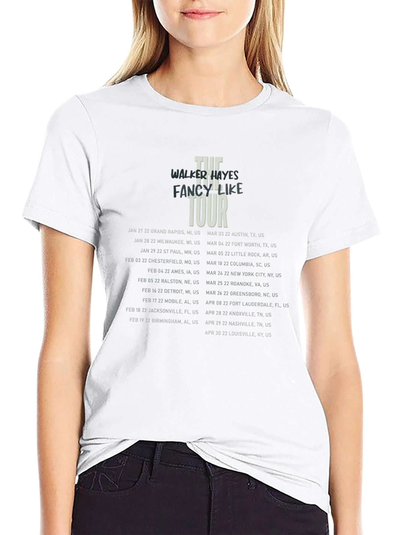 Walker Hayes Fancy Like Tour T-Shirt
