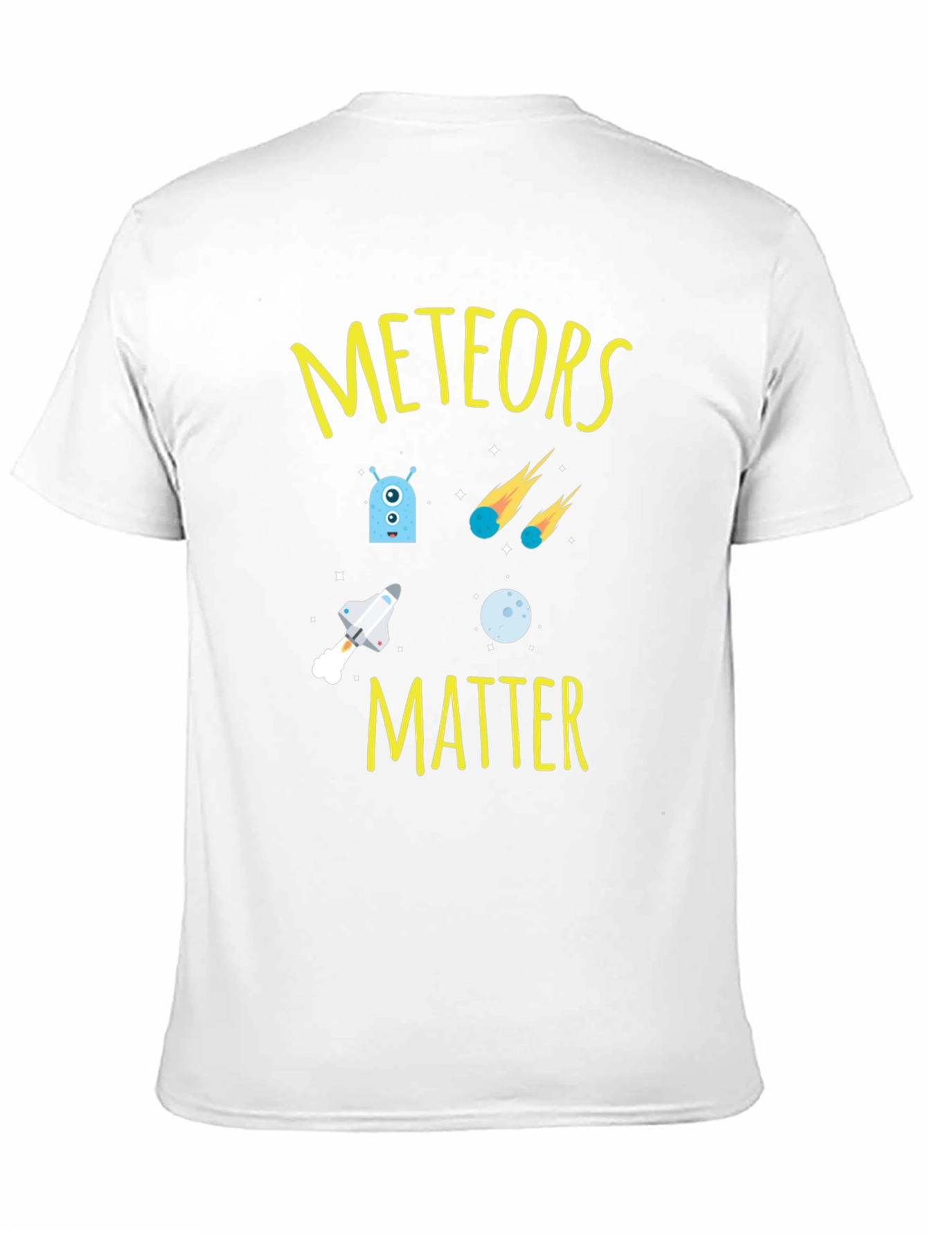 Meteors Matter Graphic T-Shirt - Space Design