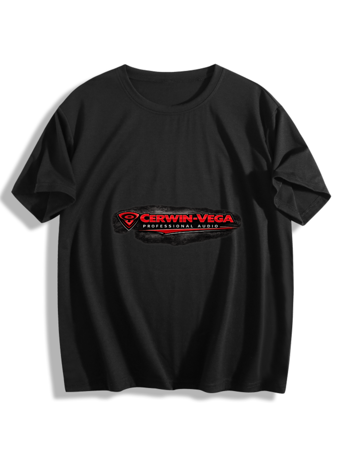 Cerwin Vega Professional Audio Logo T-Shirt – Men’s Premium Black Graphic Tee（hj39）