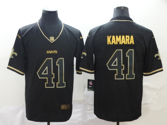Men's New Orleans Saints Alvin Kamara #41 Black Player Jerseys