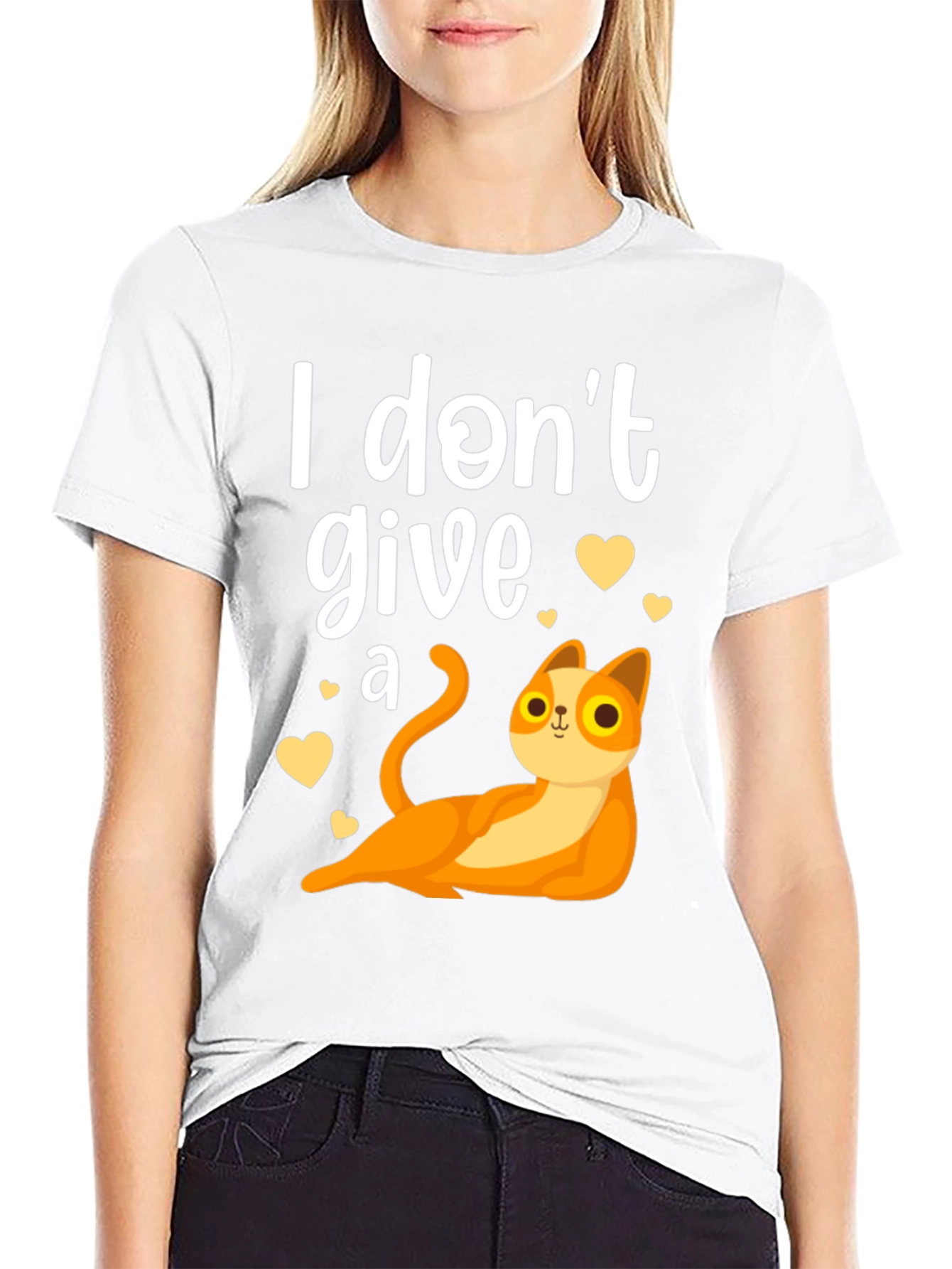 I Dont Give a Cat Tee