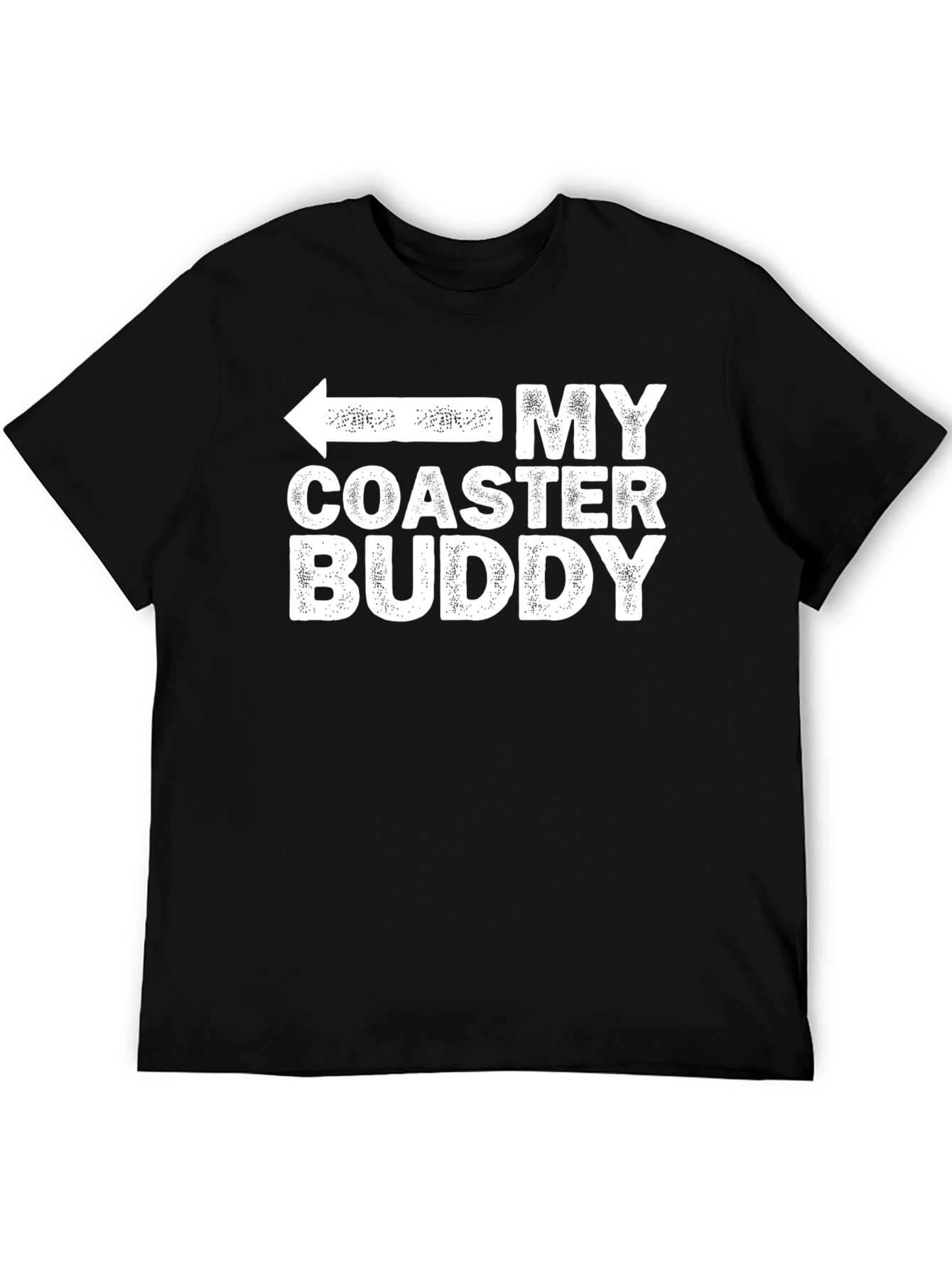 My Coaster Buddy Black Graphic Tee Shirt