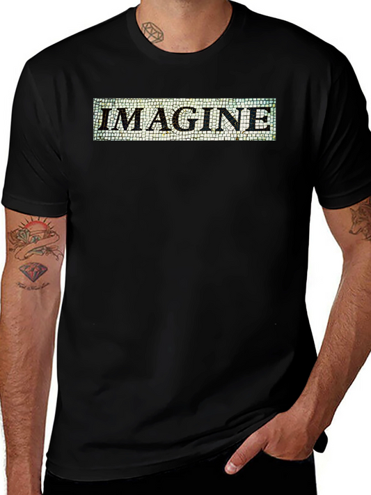 Imagine Mosaic Graphic T-Shirt