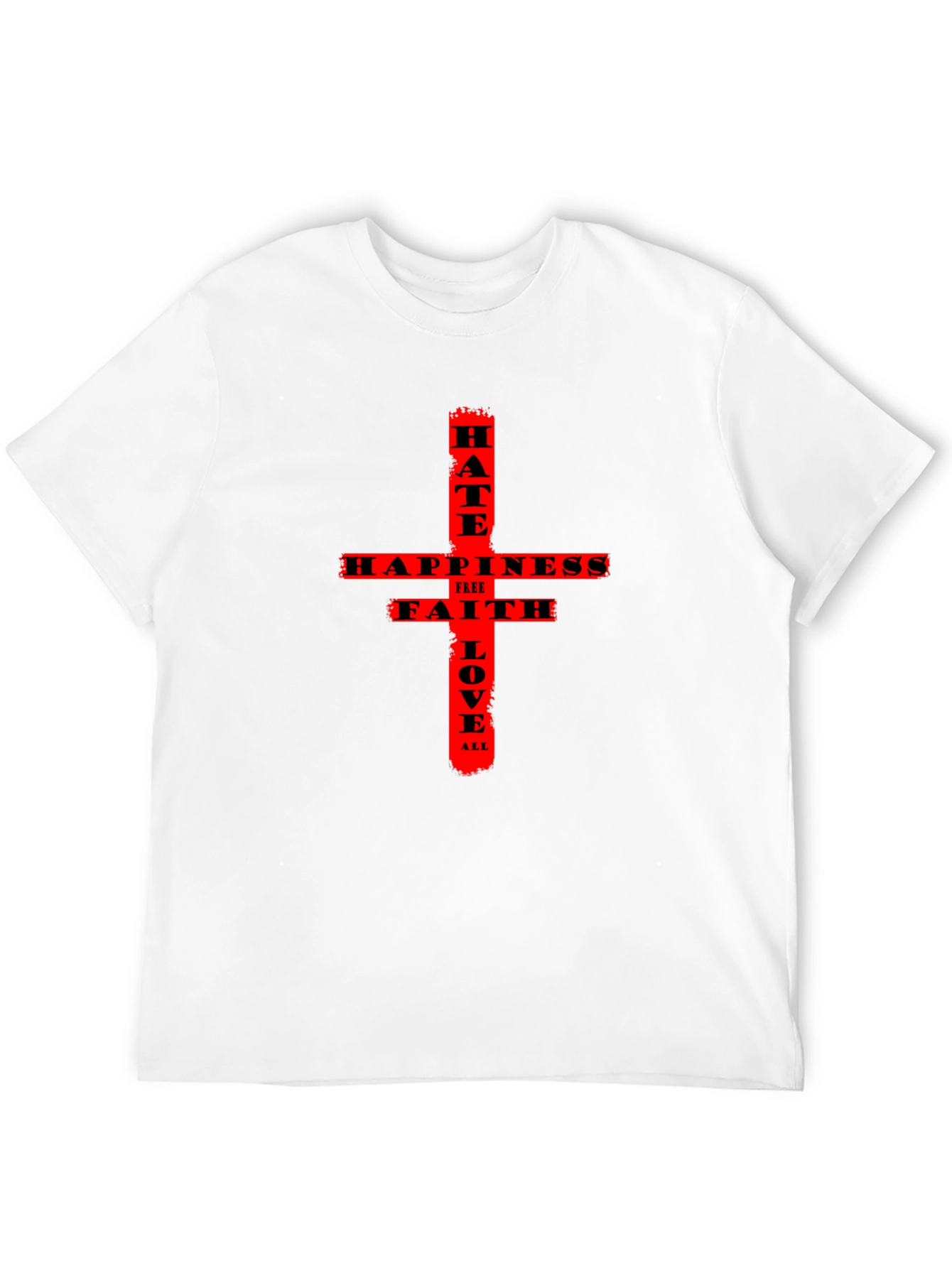 Hate Happiness Love Graphic Tee