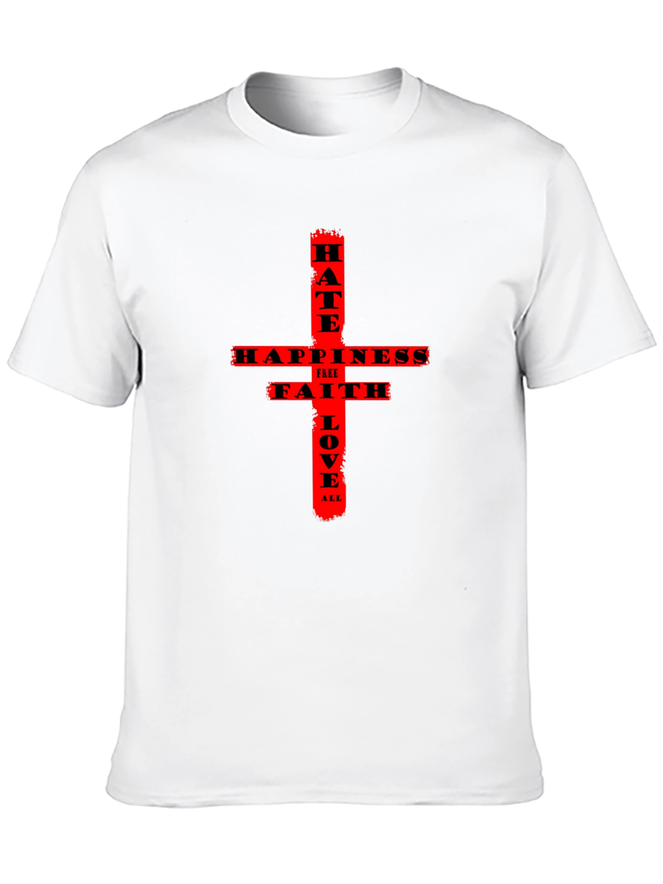 Hate Happiness Love Graphic Tee