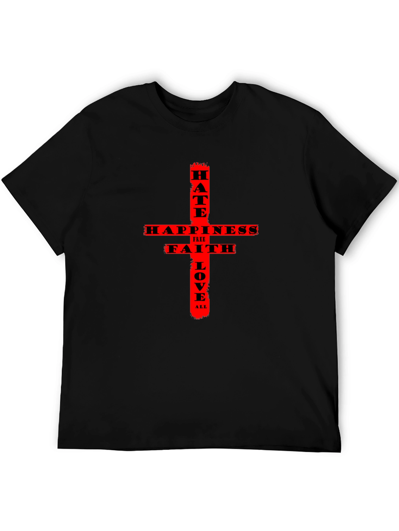 Hate Happiness Love Graphic Tee