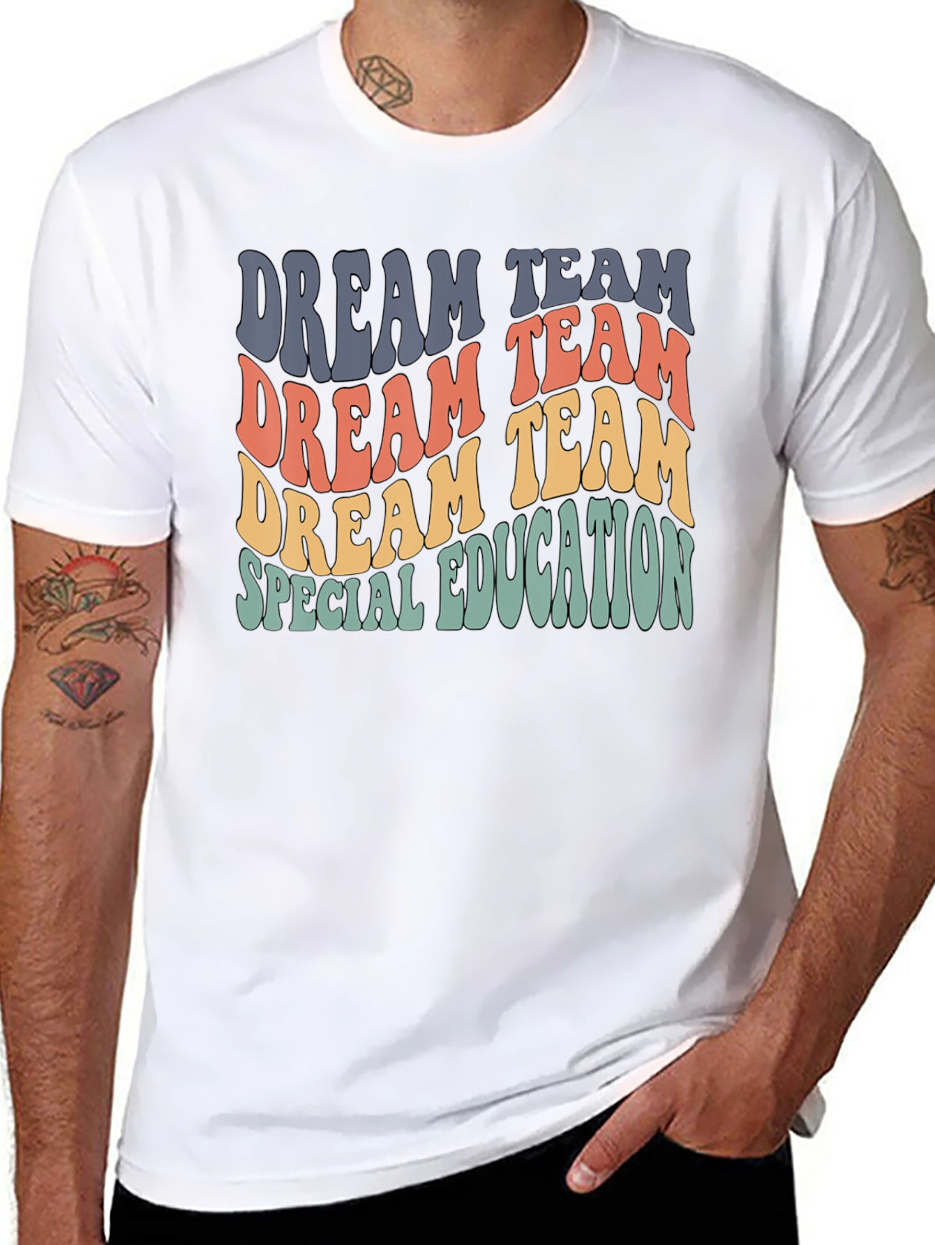 Dream Team Special Education Retro T-Shirt