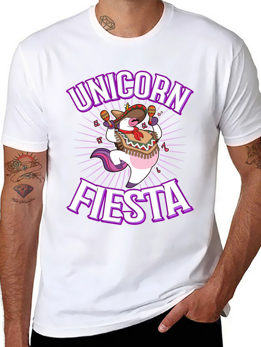 Unicorn Fiesta T-Shirt - Mexican Party Tee