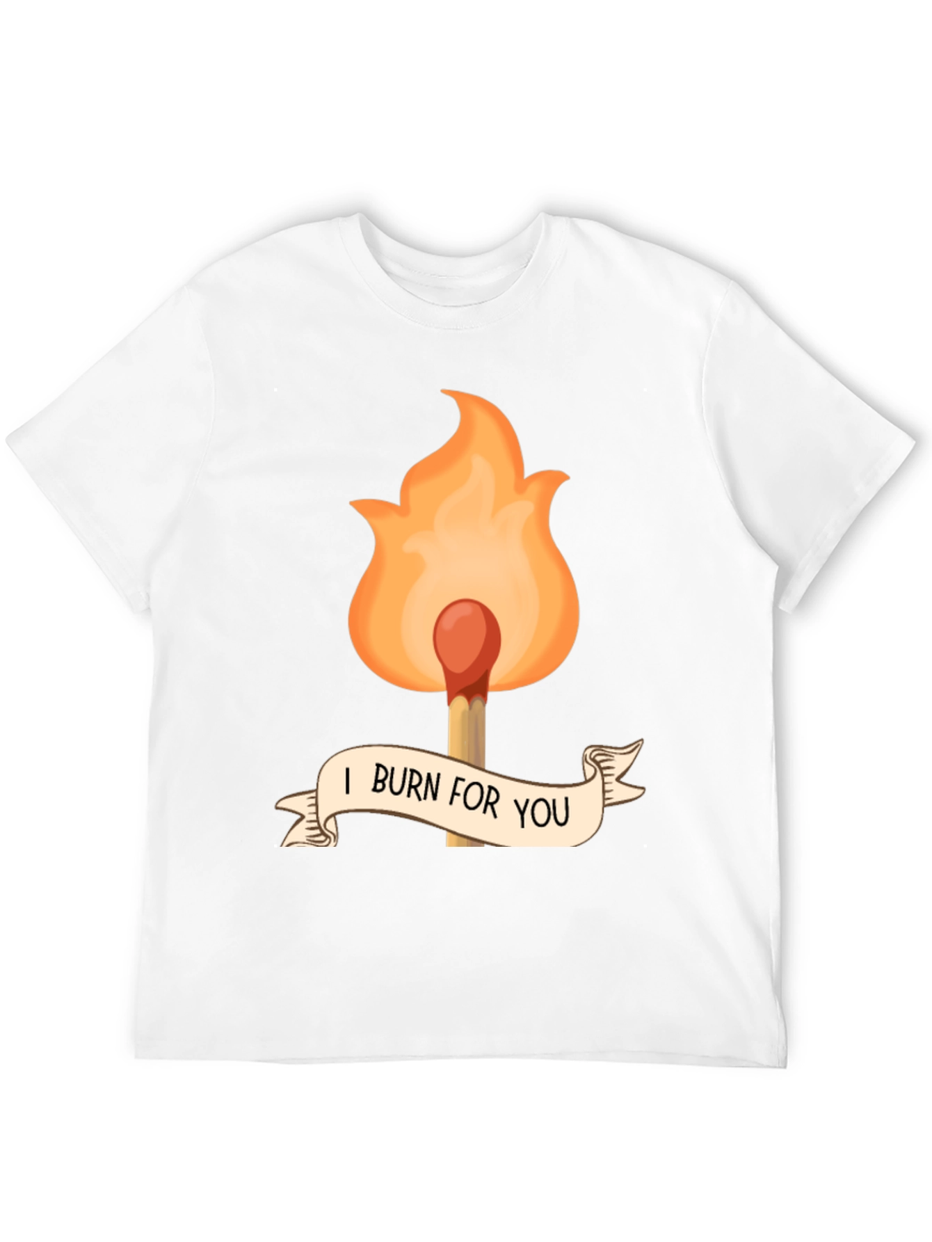 I Burn For You Graphic Tee - Black