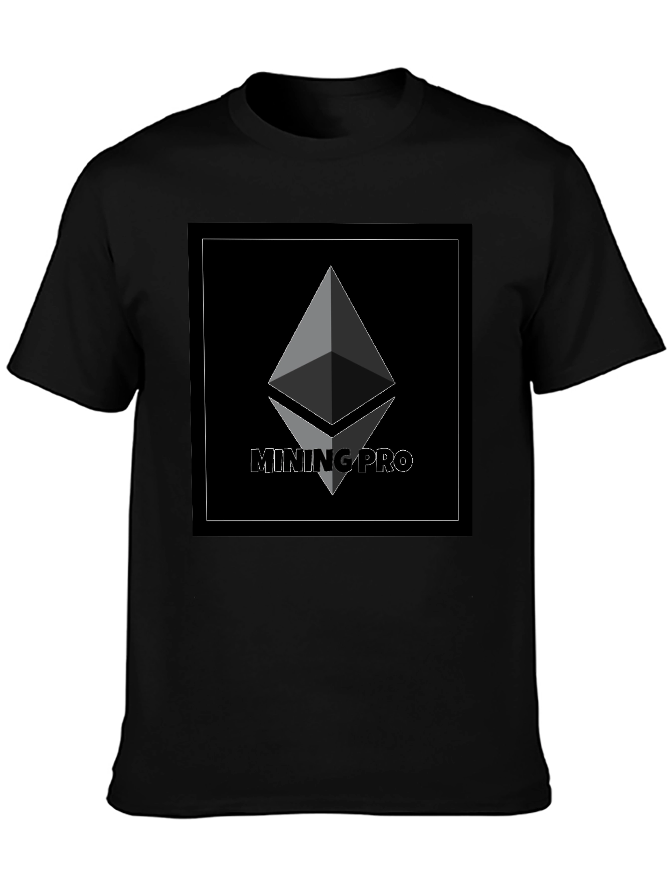 Mining Pro Ethereum T-Shirt - Black Crypto Tee