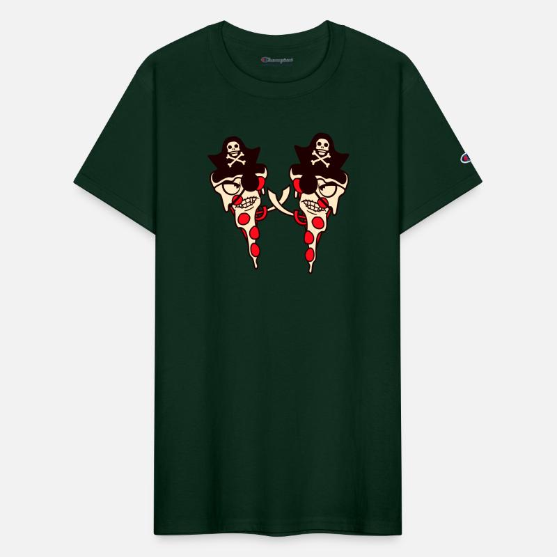 2 Evil Fast Food Pizza Pirates Duel Eye Patch Cool