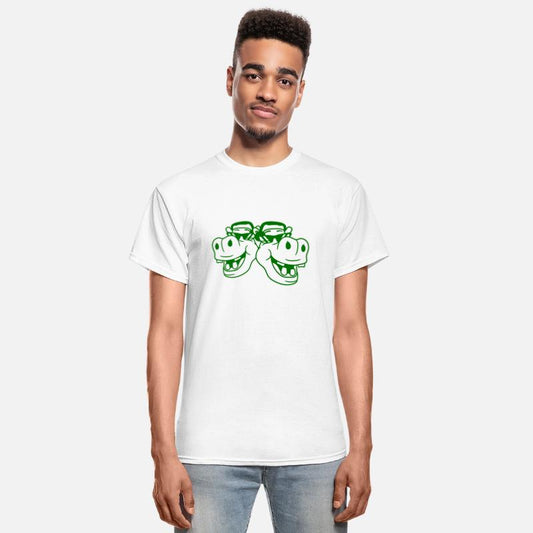 2 Green DJ Laughing Hippo Sunglasses Music Faces