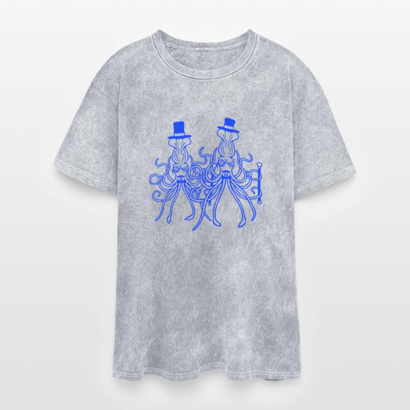 2 octopus sir hat monocle glasses two rich friends