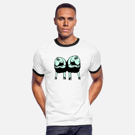 2 Sheep Crossed Arms Offended Friends Team Crew