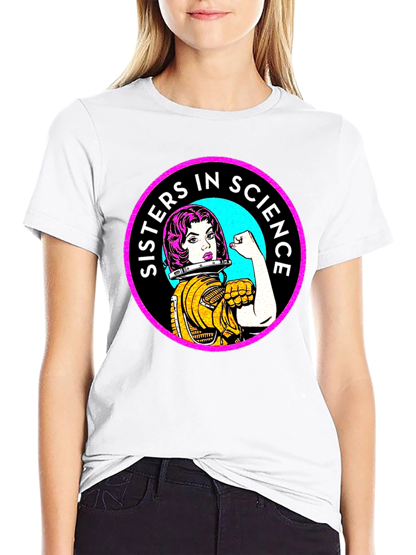 Sisters In Science T-Shirt - Women Empowerment Tee
