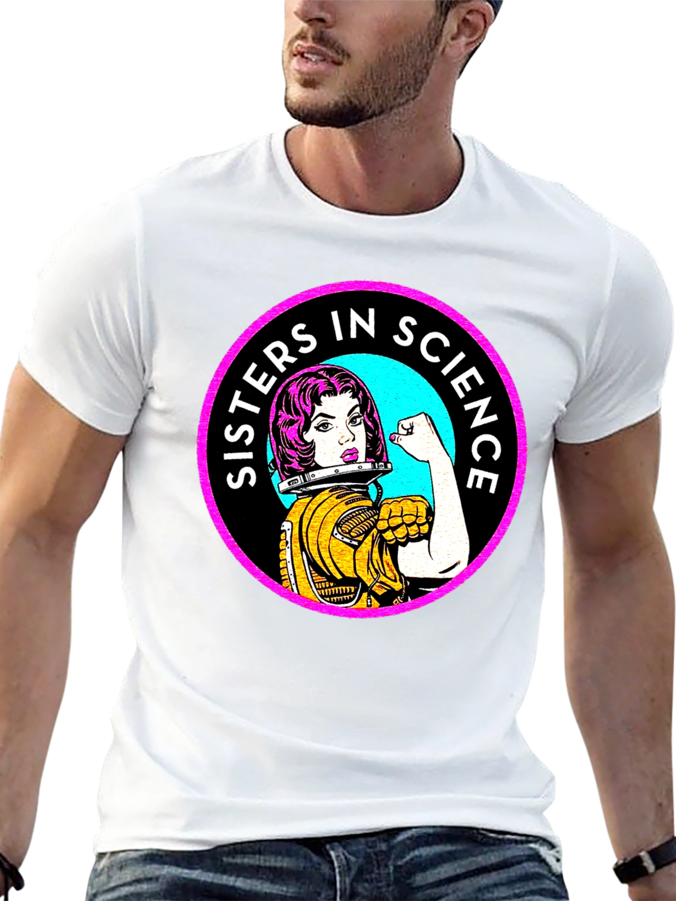 Sisters In Science T-Shirt - Women Empowerment Tee