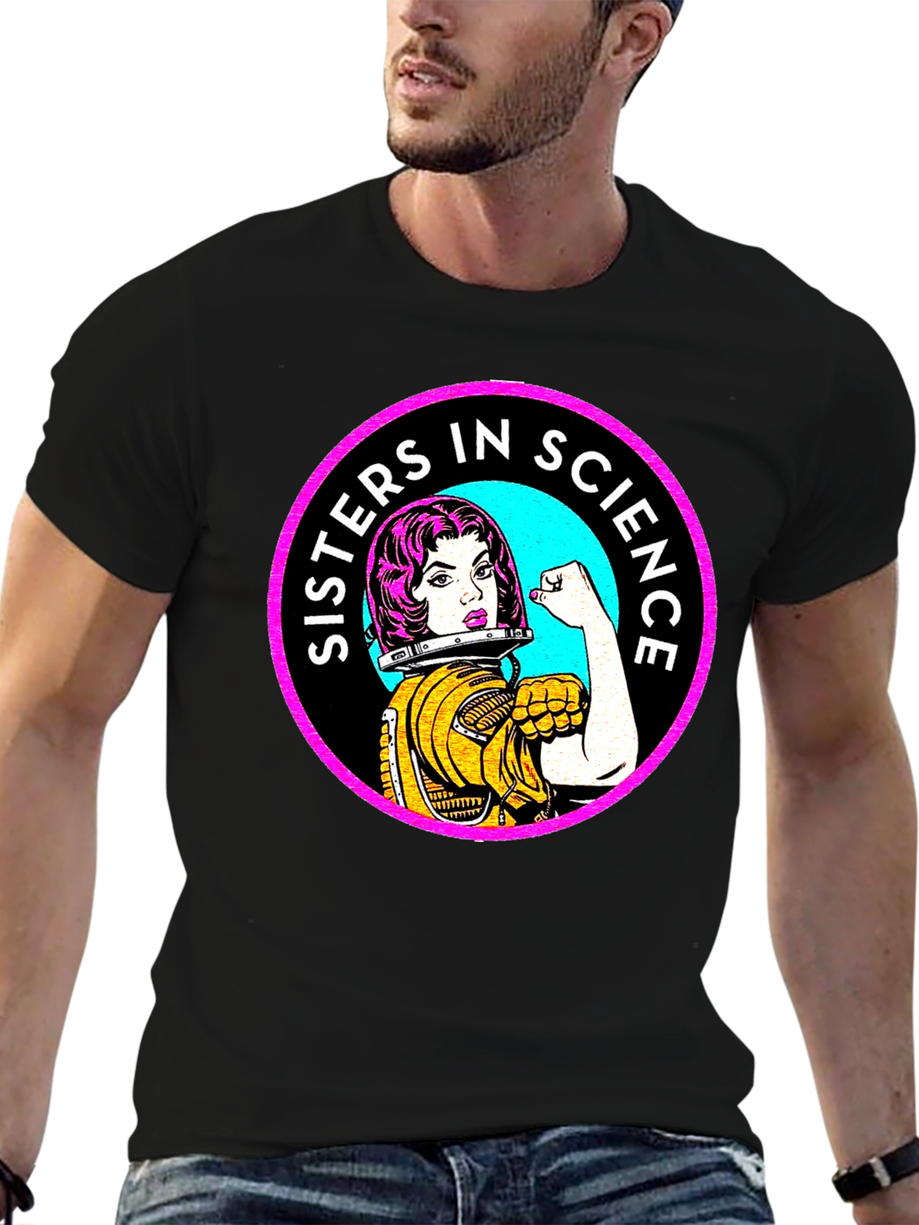 Sisters In Science T-Shirt - Women Empowerment Tee