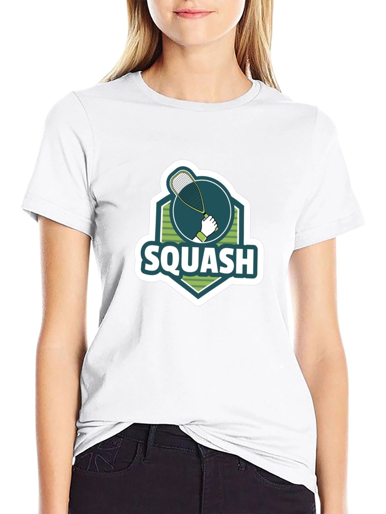 Squash Graphic Tee - Sporty Casual Style