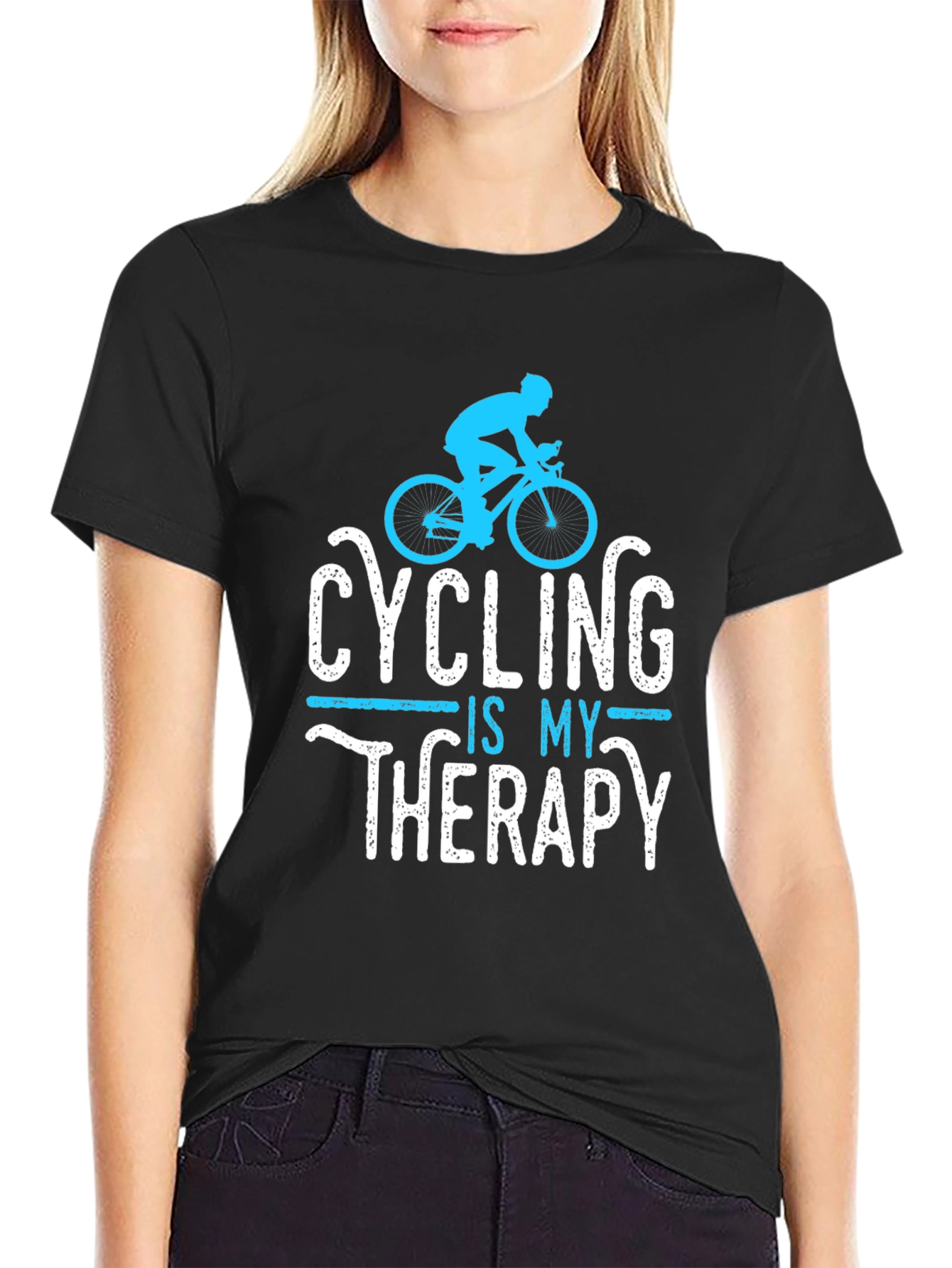 Cycling Is My Therapy T-Shirt