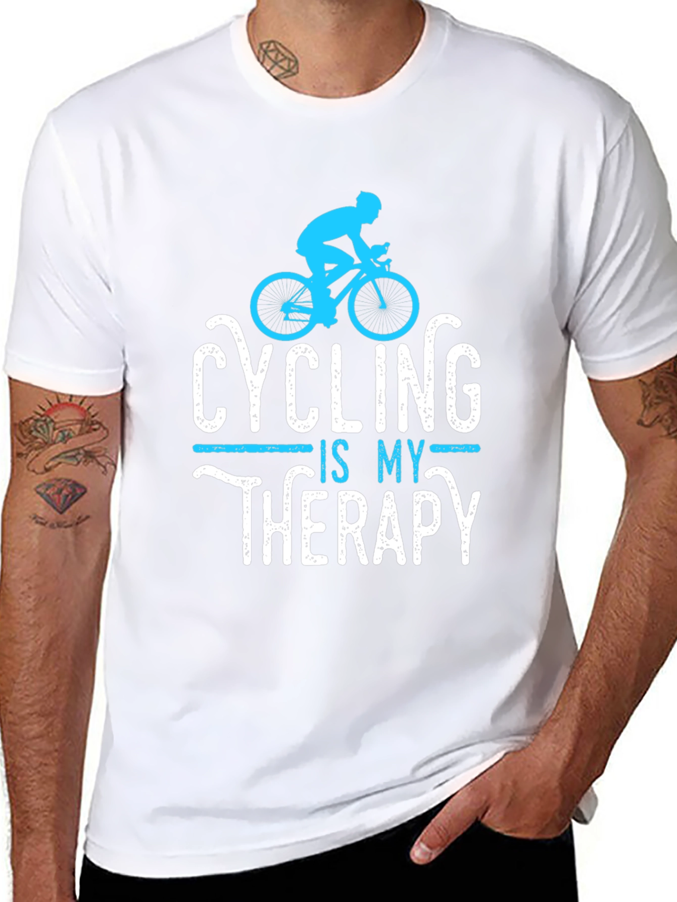 Cycling Is My Therapy T-Shirt