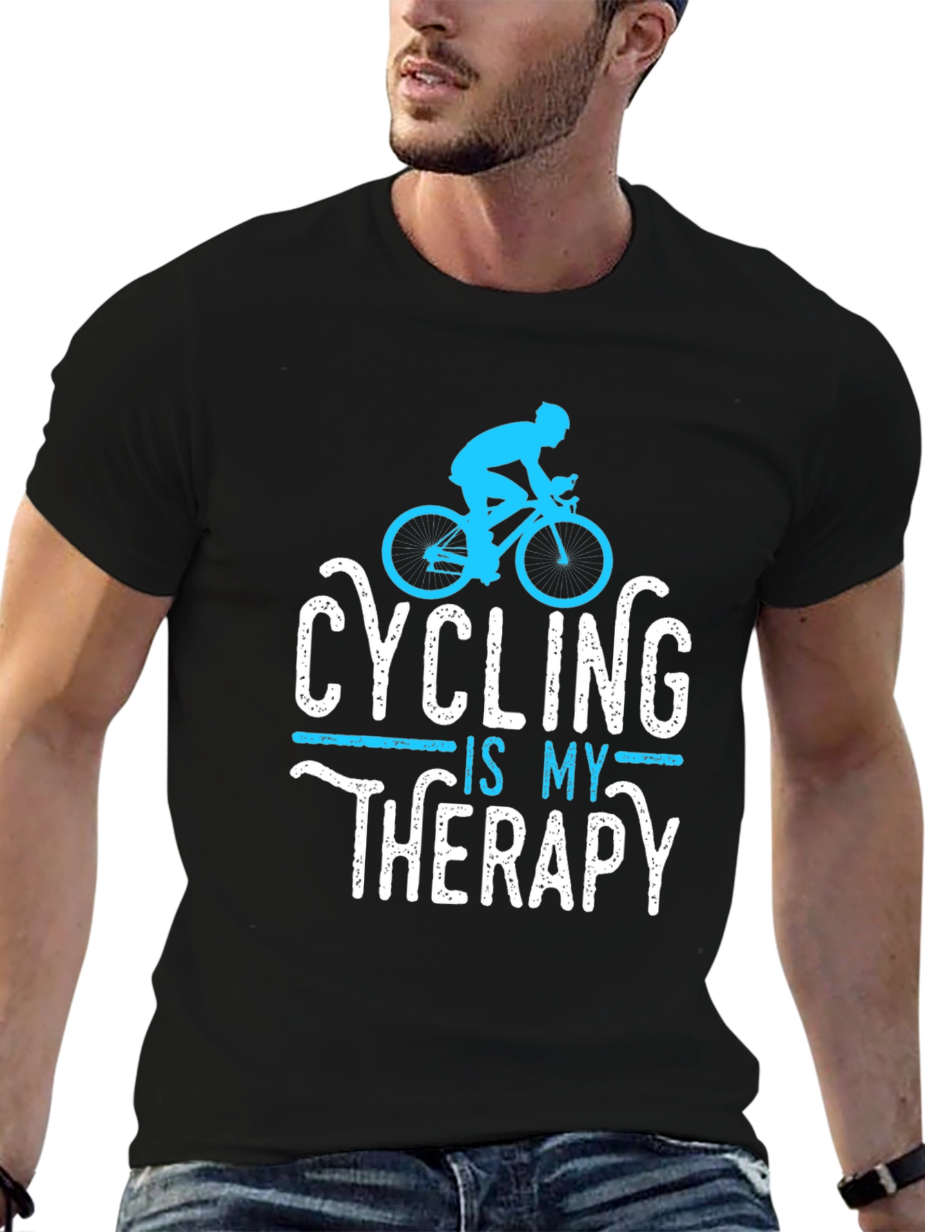 Cycling Is My Therapy T-Shirt