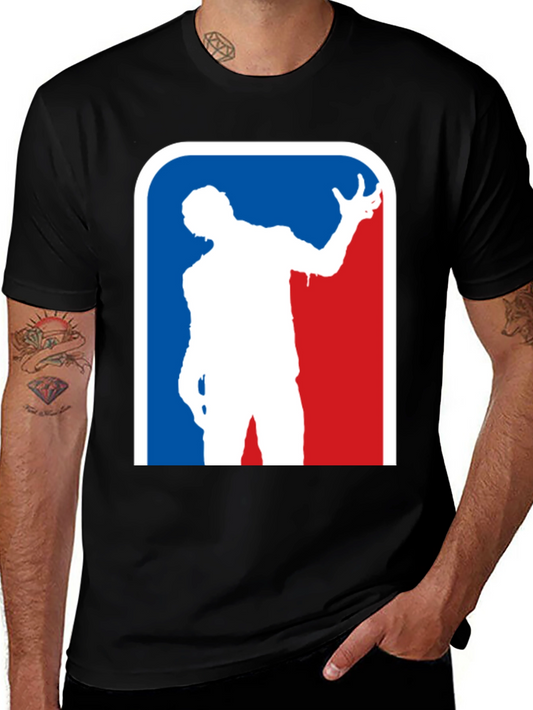 Zombie MLB Logo T-Shirt - Horror Baseball Tee