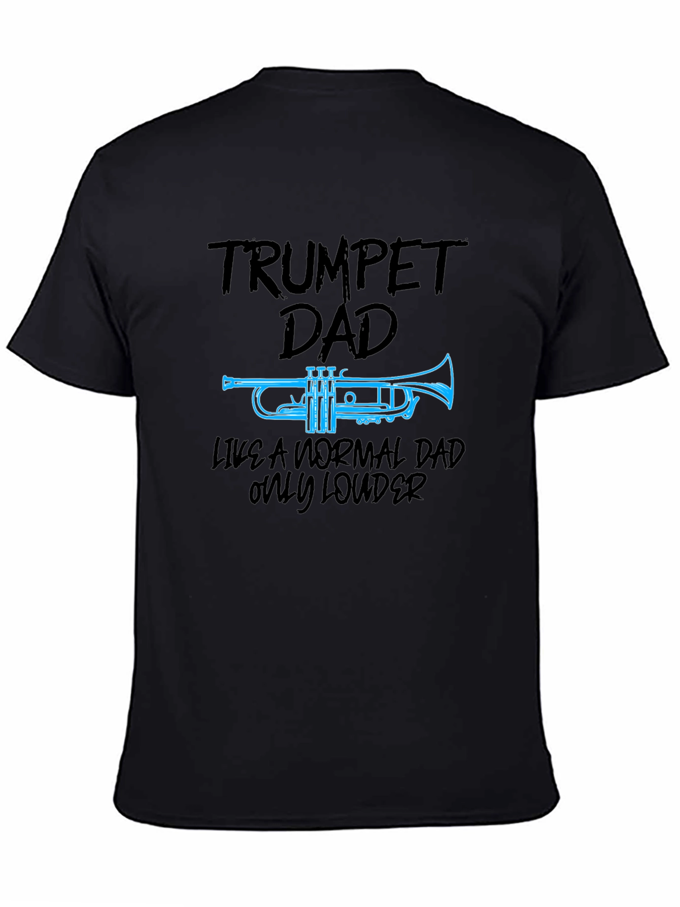Trumpet Dad Graphic Tee - Musician Fathers Day