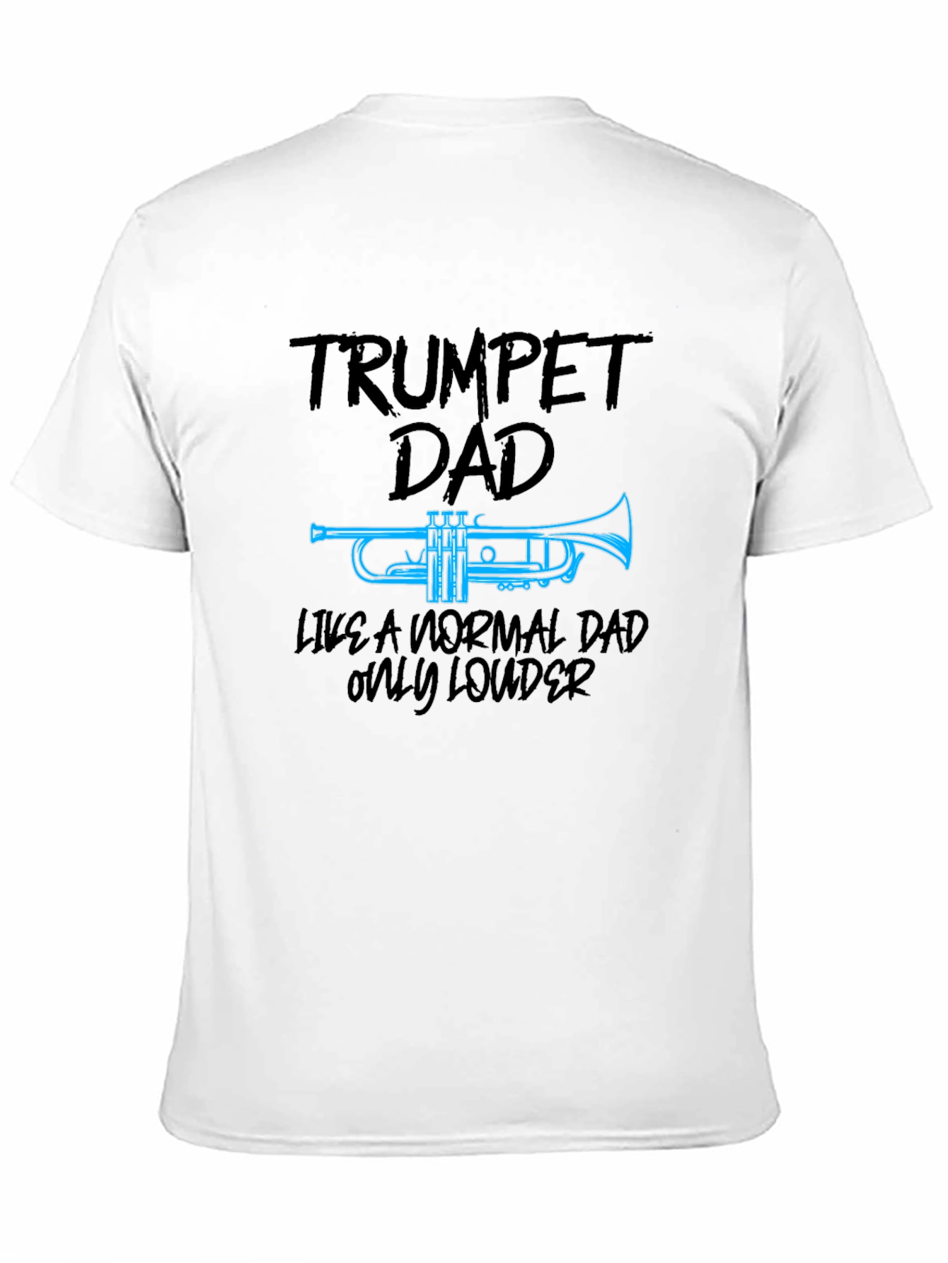 Trumpet Dad Graphic Tee - Musician Fathers Day