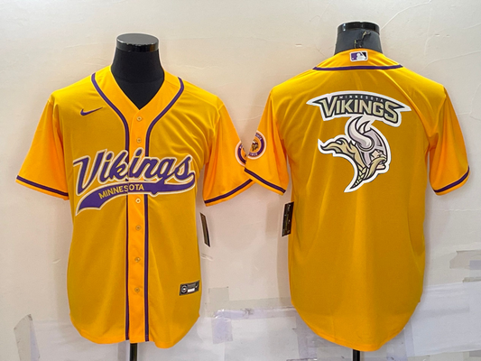 Men's Minnesota Vikings Yellow Game Jerseys