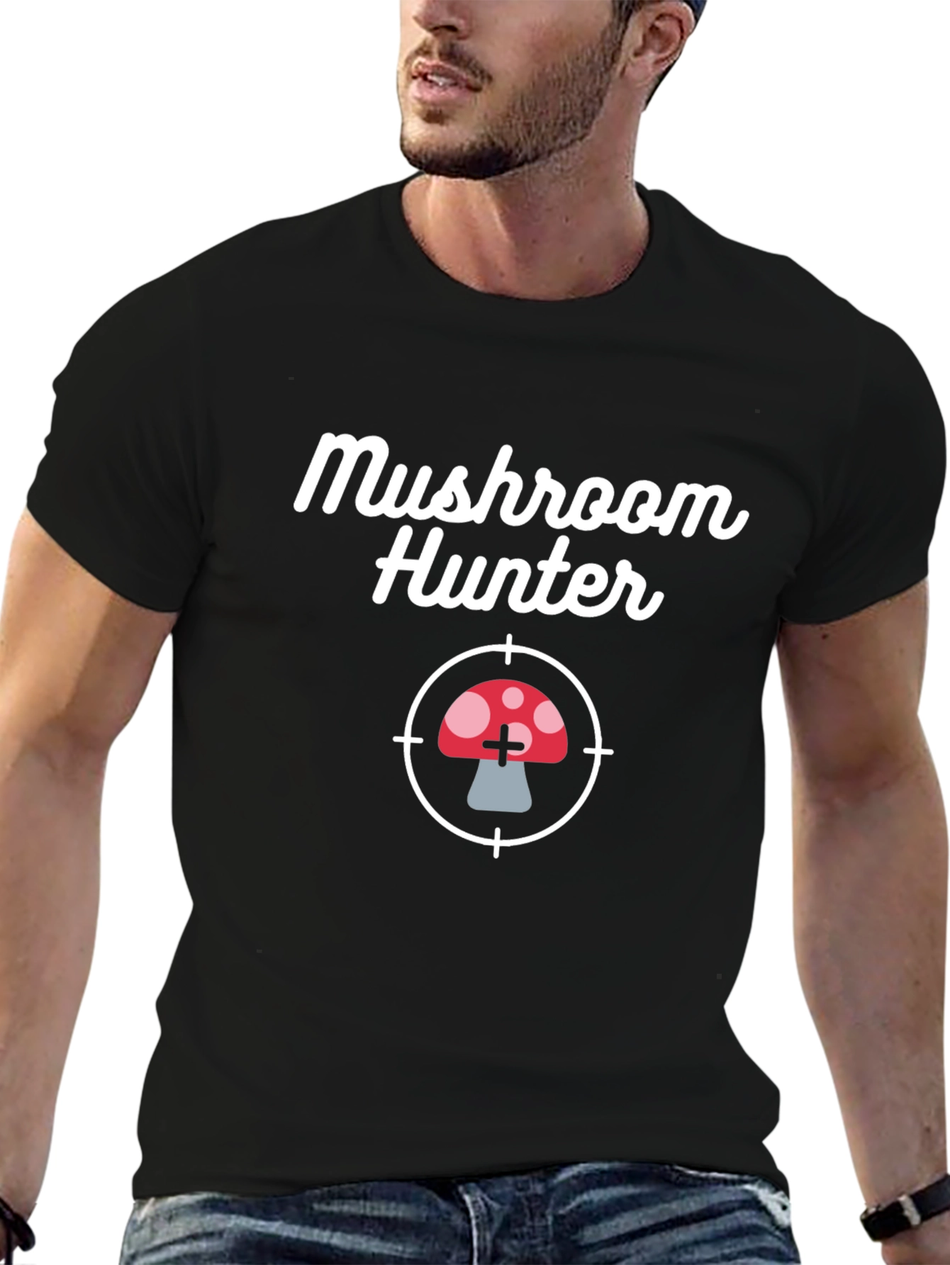 Mushroom Hunter Graphic Tee