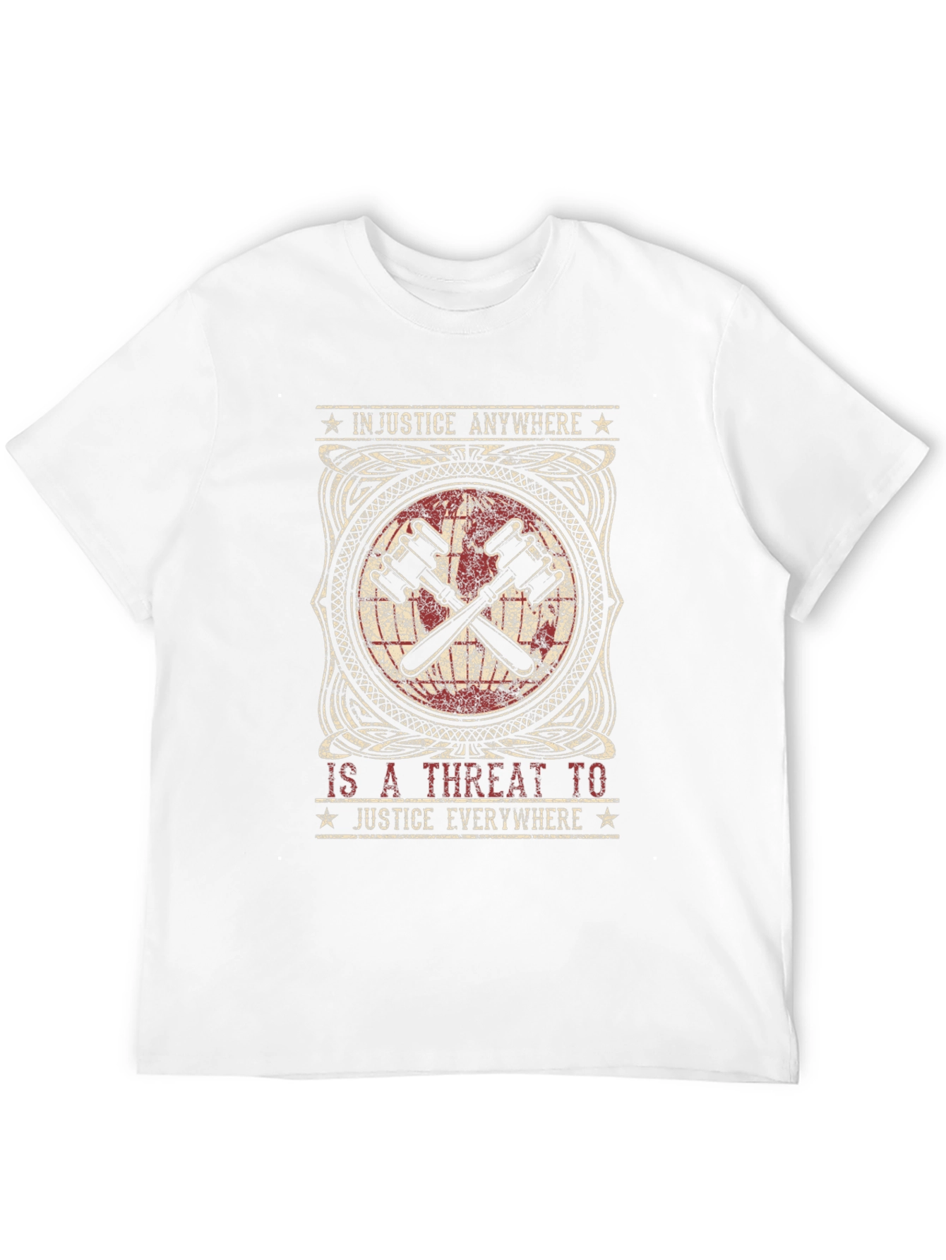 Justice T-Shirt: Injustice Anywhere...