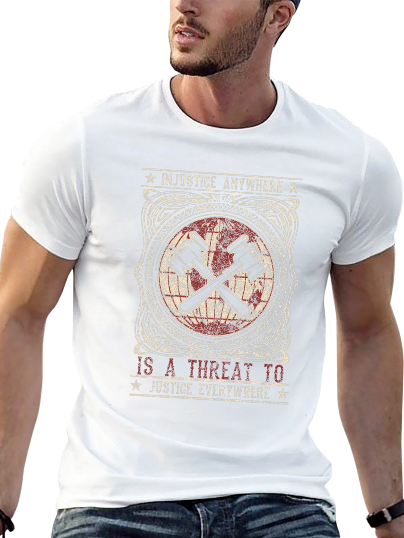 Justice T-Shirt: Injustice Anywhere...