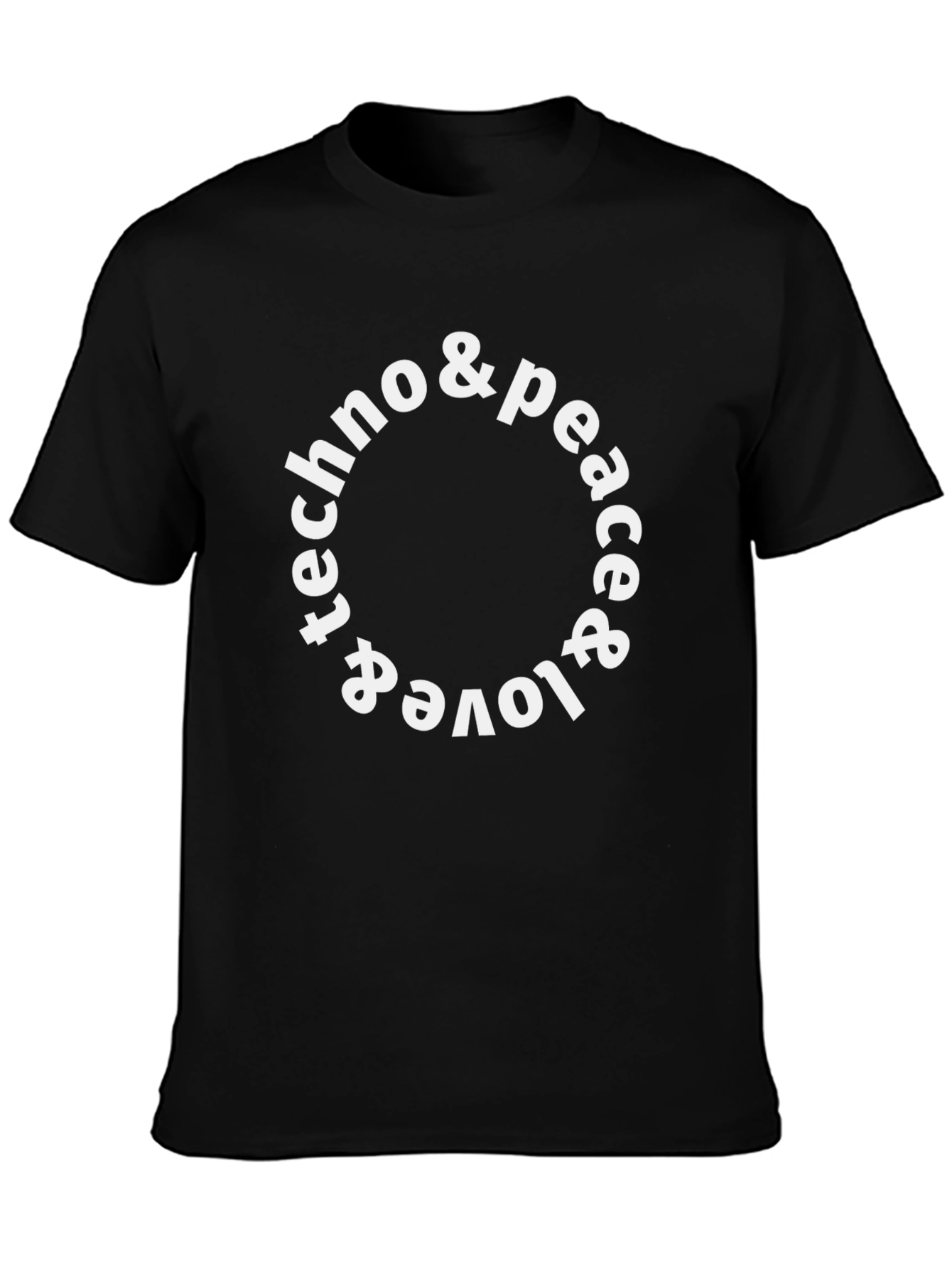 Techno & Peace & Love T-Shirt
