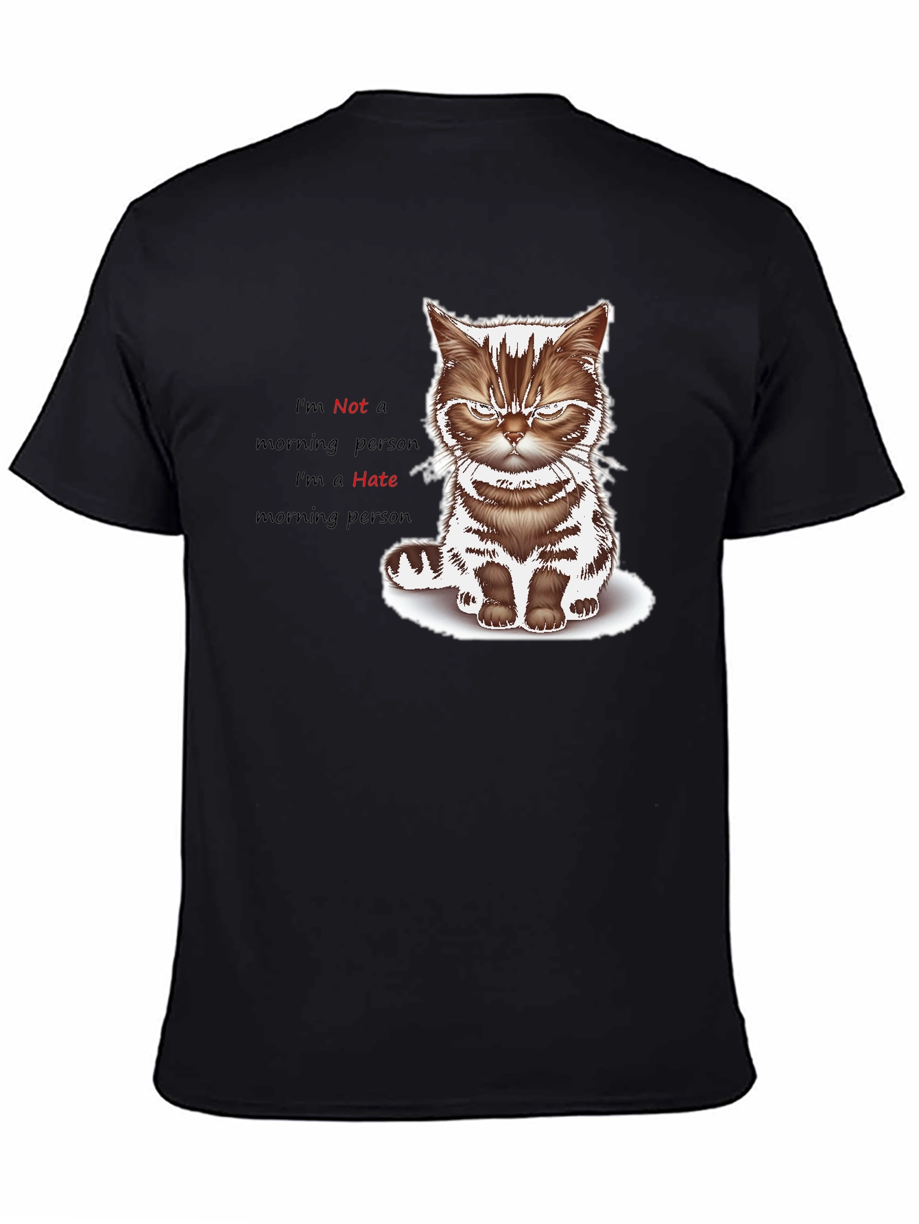 Grumpy Cat I Hate Morning Graphic Tee