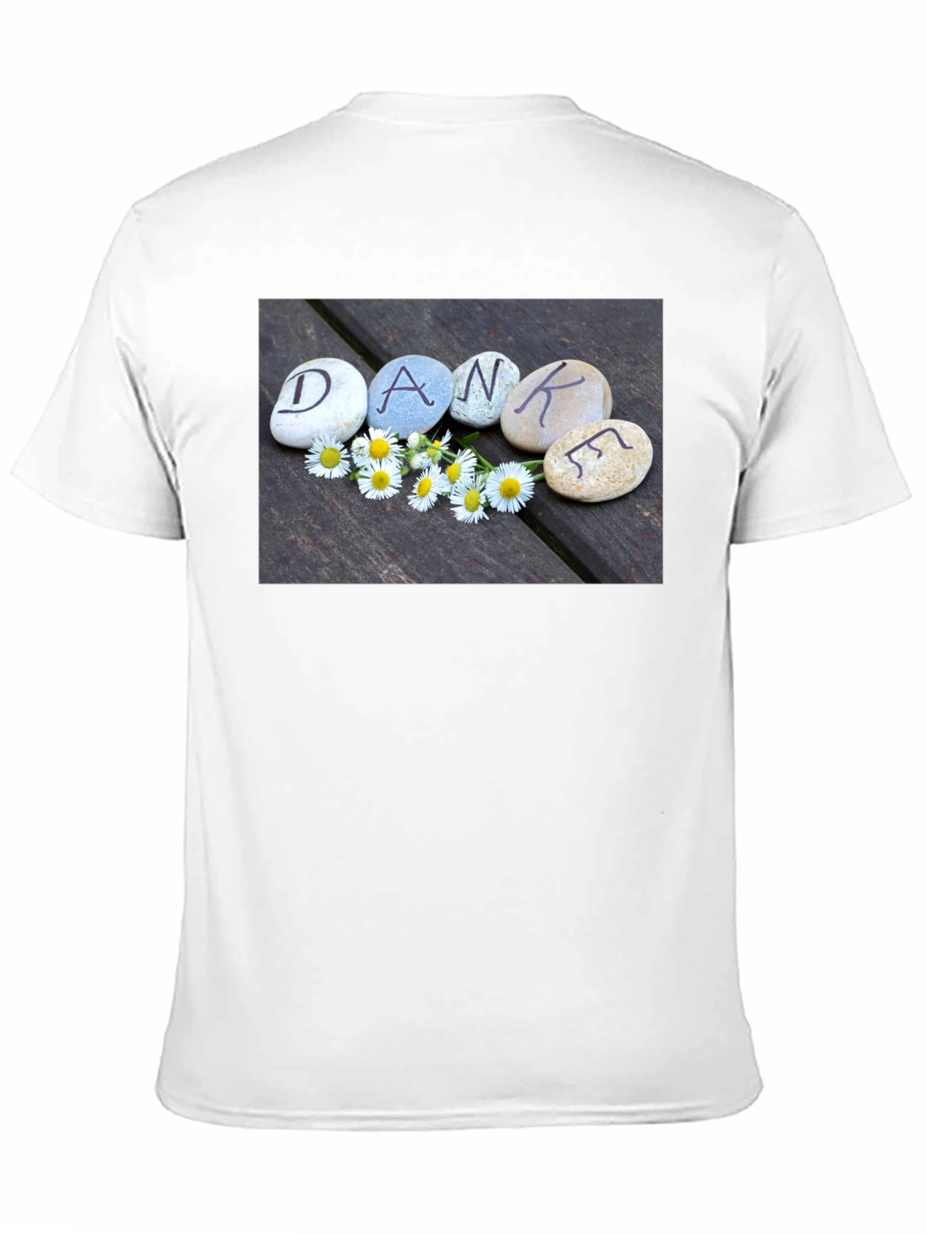 Dankef T-Shirt - Rocks & Daisies Graphic Tee
