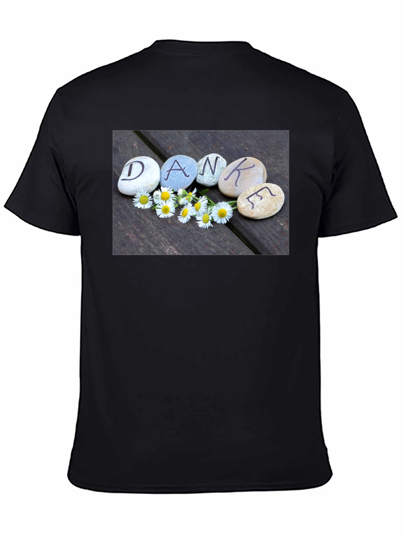 Dankef T-Shirt - Rocks & Daisies Graphic Tee