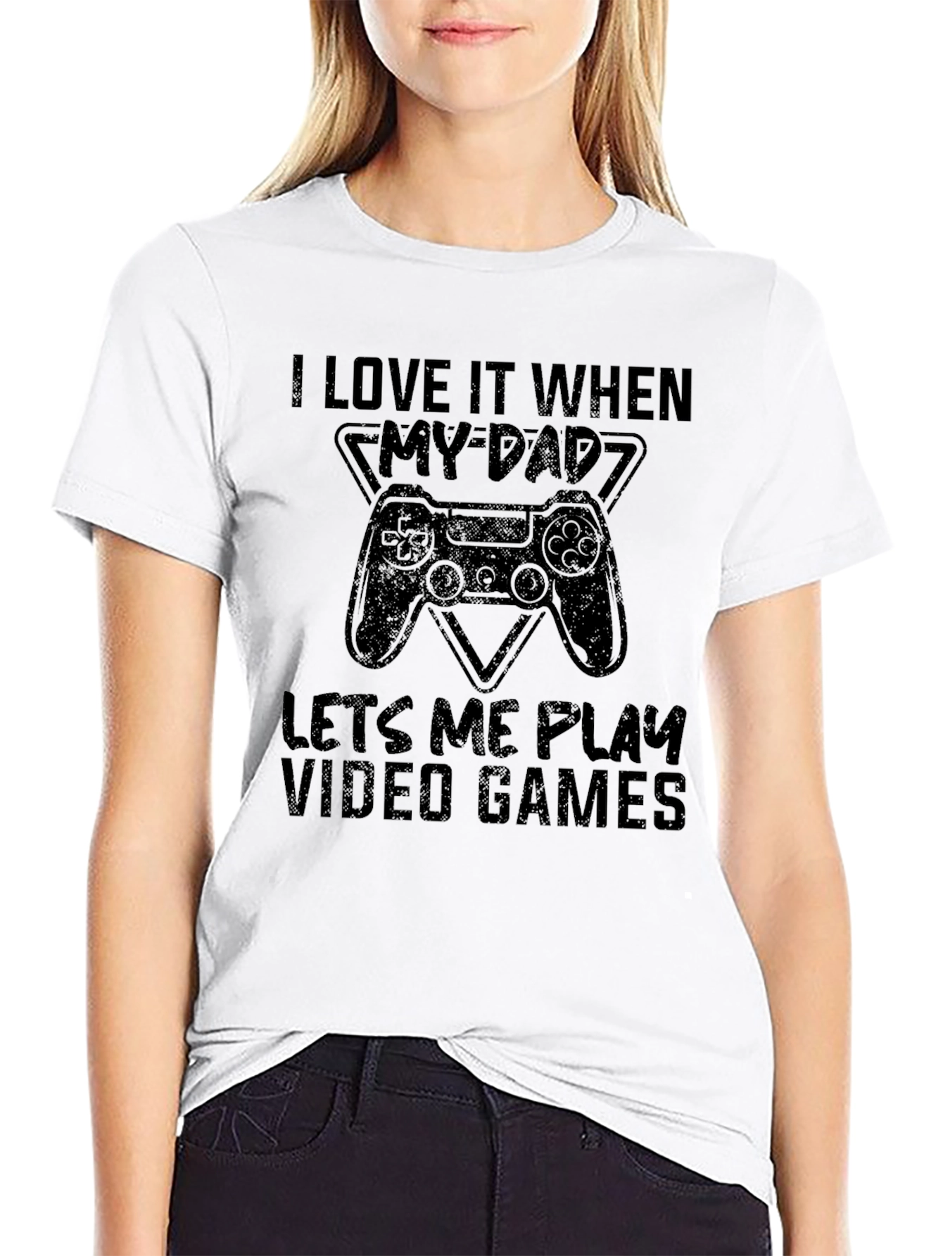 Funny My Dad Video Game T-Shirt