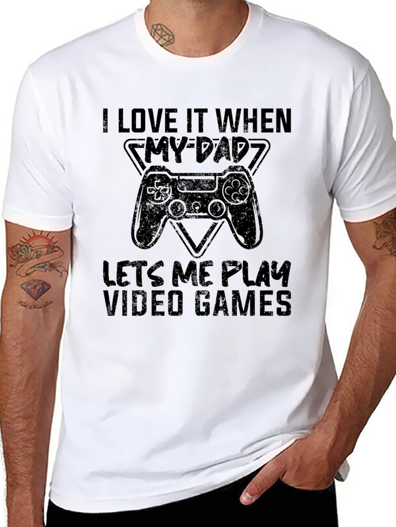 Funny My Dad Video Game T-Shirt