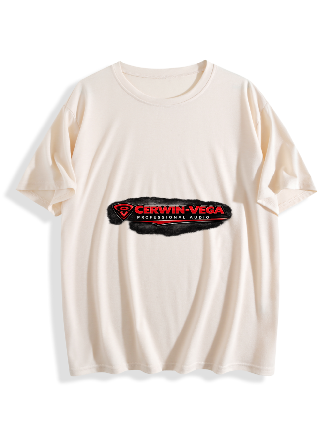 Cerwin Vega Professional Audio Logo T-Shirt – Men’s Premium Black Graphic Tee（hj39）