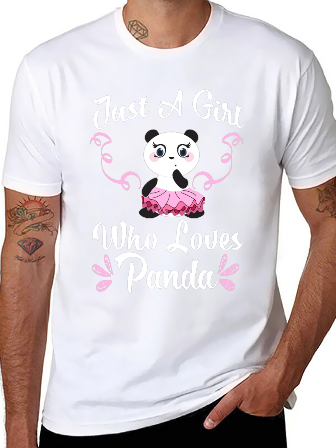 Just a Girl Who Loves Panda T-Shirt