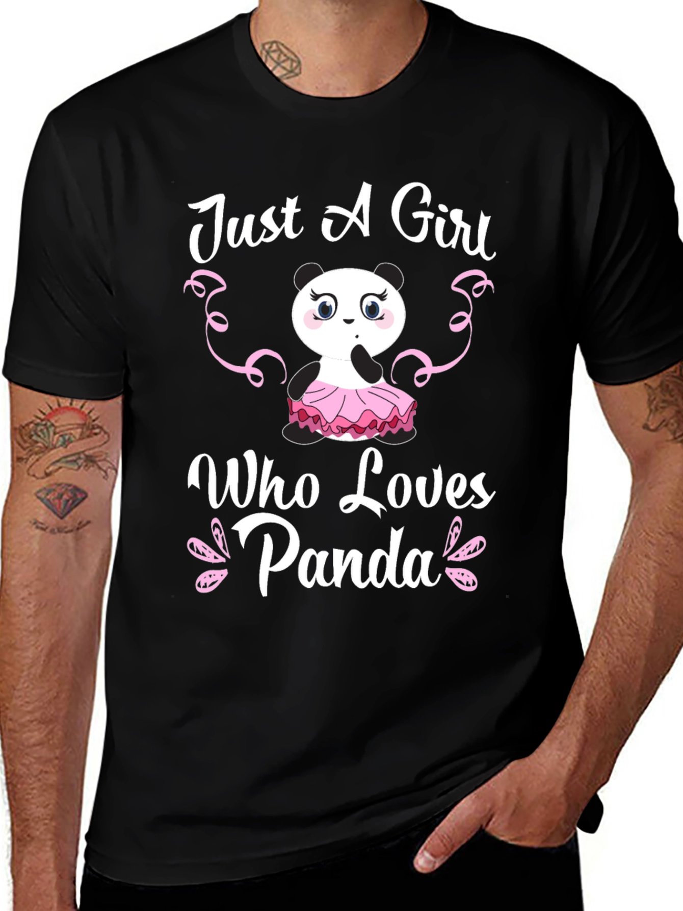 Just a Girl Who Loves Panda T-Shirt