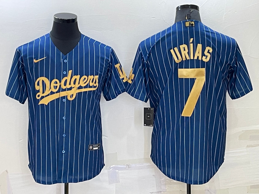 Men's Los Angeles Dodgers Julio Urias #7 Blue Game Jerseys