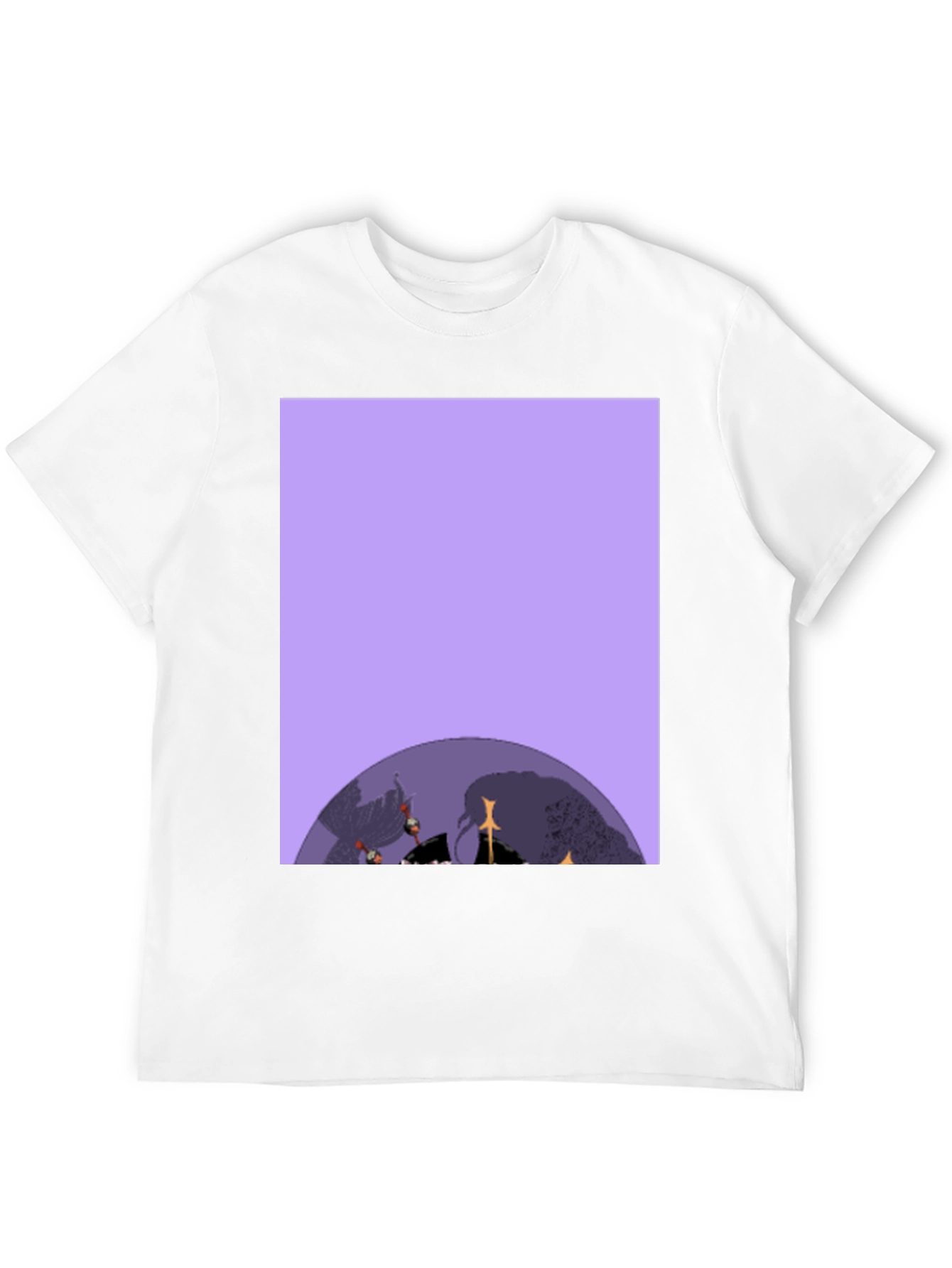 Graphic Print Black T-Shirt